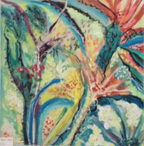 Tropical Garden Sylvia Sandwith<br /><br />SOLD